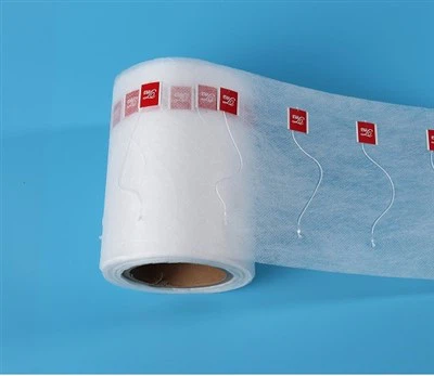 Biologicky odbúrateľný Pla netkaný kotúč filtra so sťahovacou šnúrou z kukuričných vlákien